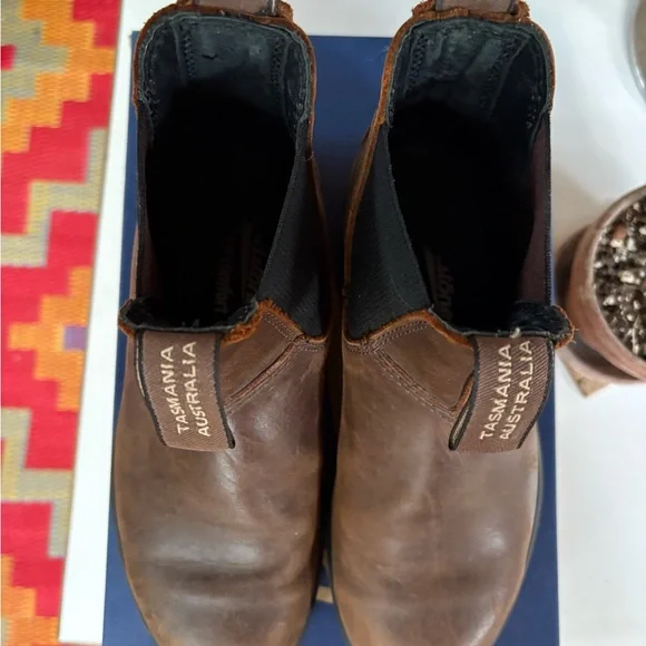 Blundstone Super Boots Antique Brown Women 7 / Men 5 - Picture 3 of 8